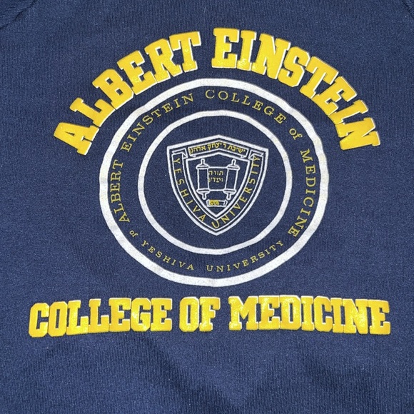 80s Vintage Albert Einstein College of Medicine Navy Sweatshirt